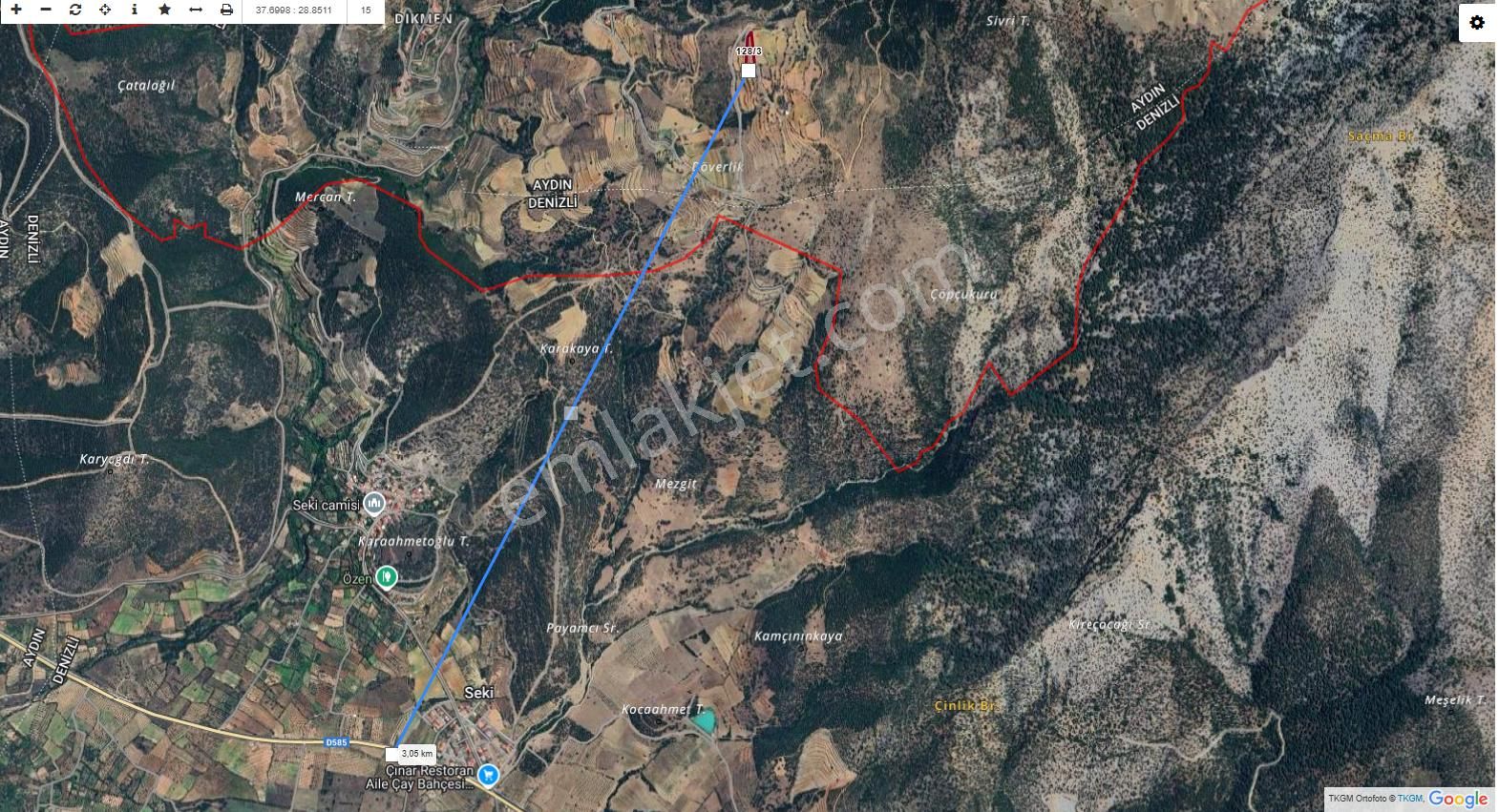 Aydın Karacasu Yaylada Hobi Bahçesi 3,600 M2 - Görsel 18