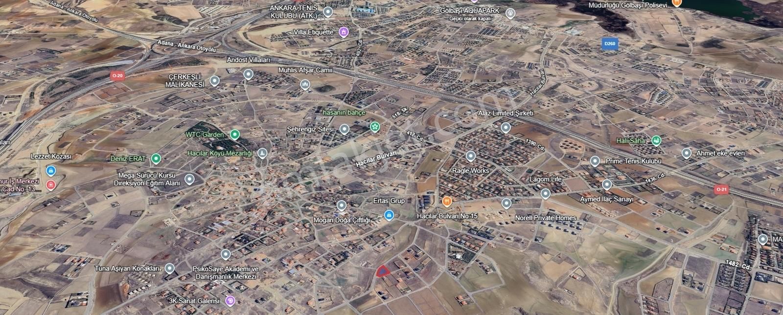 ▇▒ Merkez ▒▇ Hacılar Mh. 2031m2 Tek Tapu Satılık Arsa - Görsel 4