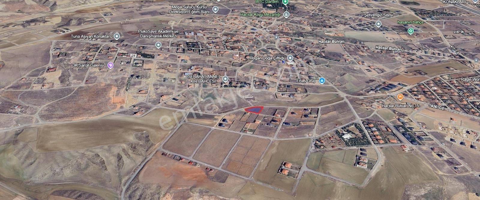 ▇▒ Merkez ▒▇ Hacılar Mh. 2031m2 Tek Tapu Satılık Arsa - Görsel 21