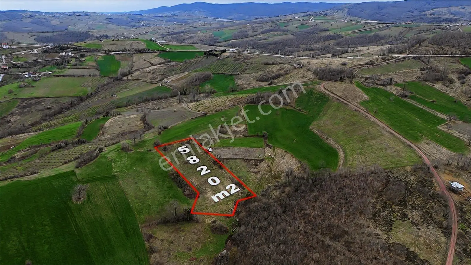 Tarcanlar'dan Kocaeli İzmit Böğürgen'de Satılık 5820 M2 Tarla - Görsel 3