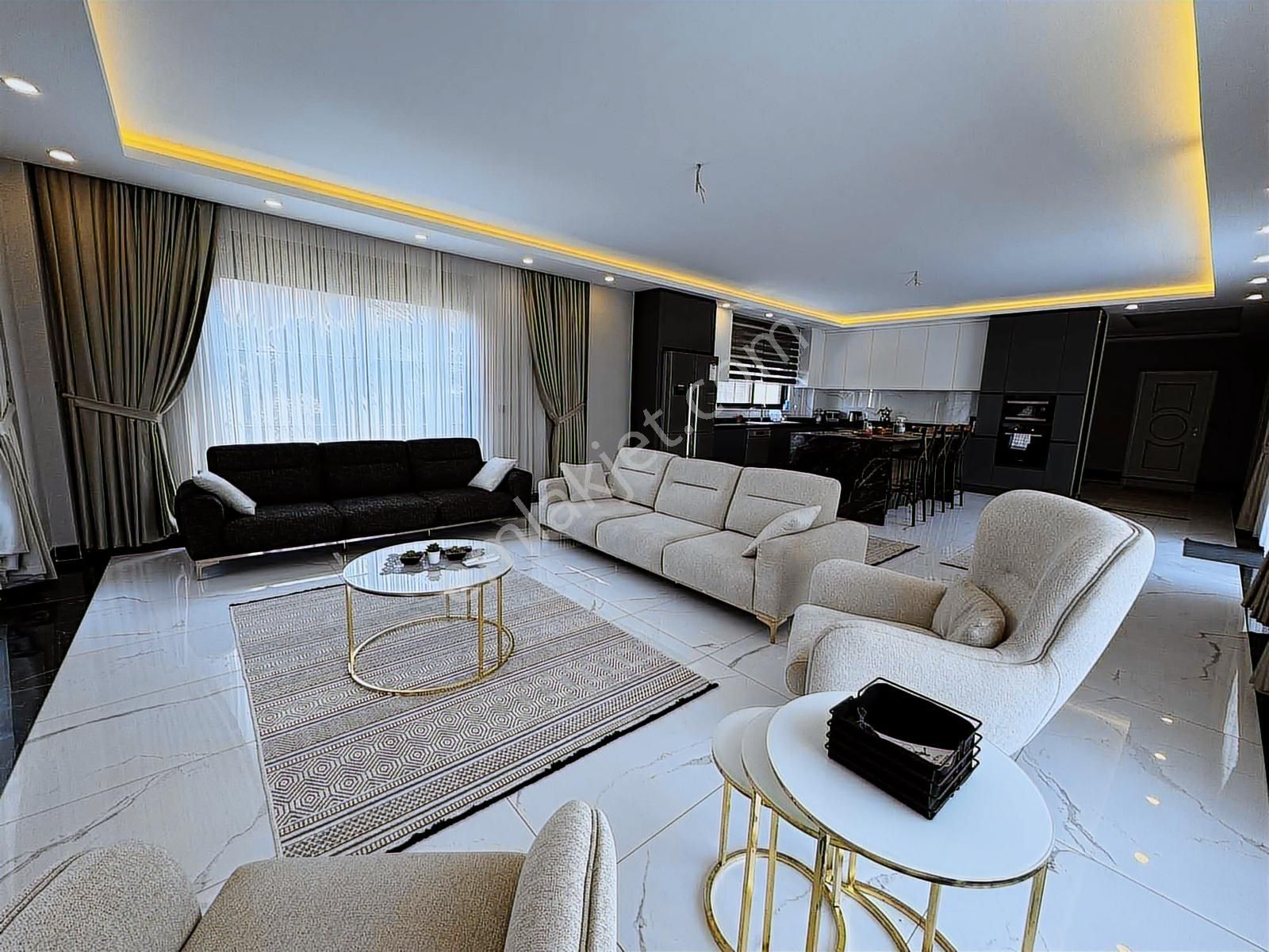 Antalya Belek Ultralüks 7+1 Eşyalı Satılık Villa Takasa Açık - Görsel 6