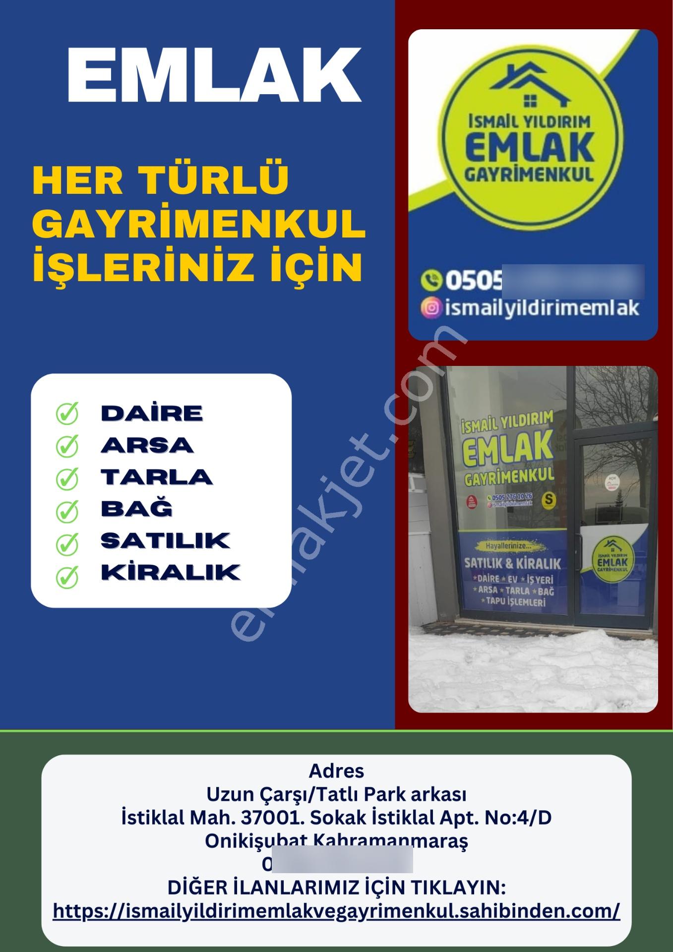 İsmail Yıldırımdan Türkoğlu Özbekte 145 Dönüm Satılık Sulu Tarla