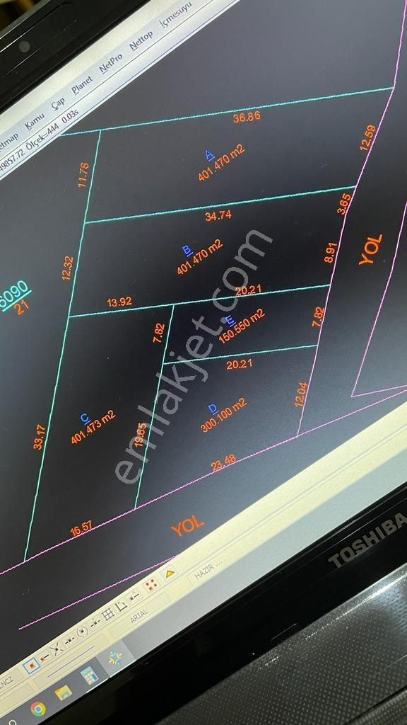 Bursa Nilüfer Kayapa Da Kadastro Yoluna Cephe 401m2 Hobi Bahçe - Görsel 18