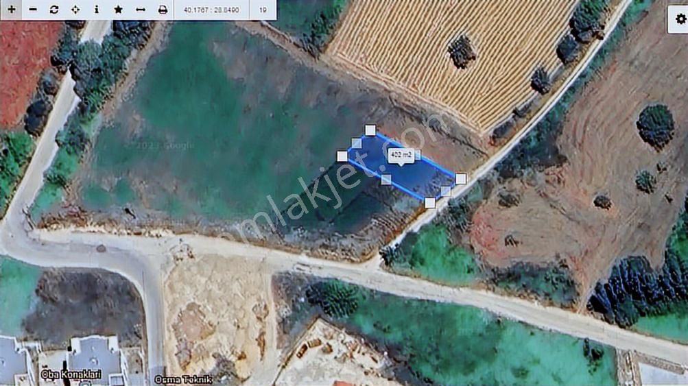 Bursa Nilüfer Kayapa Da Kadastro Yoluna Cephe 401m2 Hobi Bahçe - Görsel 24