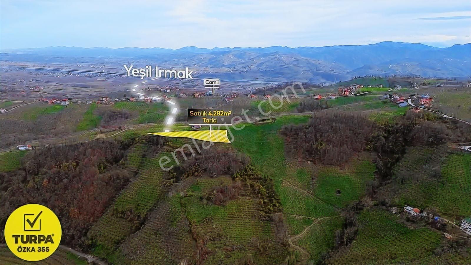 Turpa Özka 355'den Satılık Arsa (tarla) 4282 M2 - Görsel 7