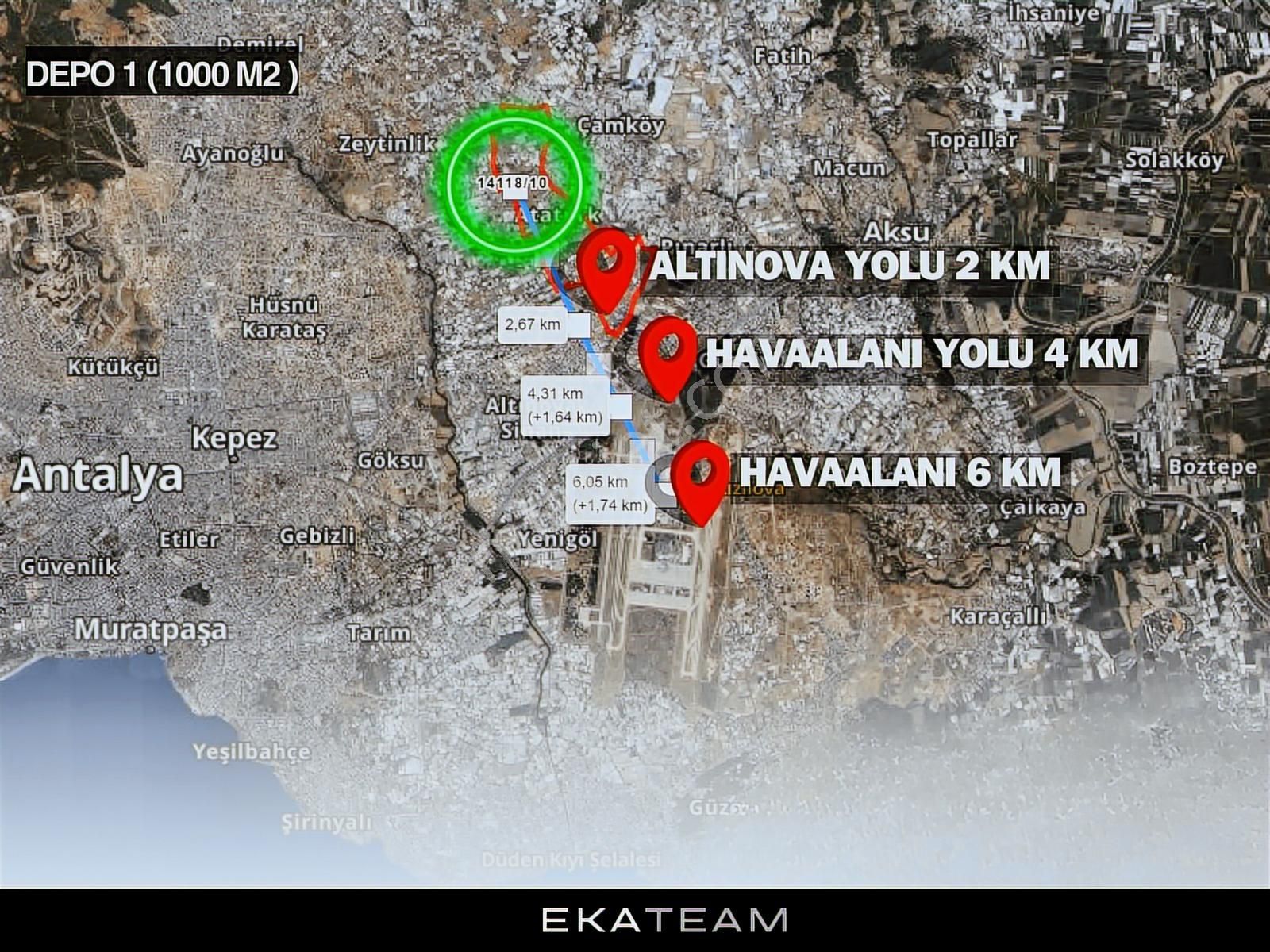 Aksu Atatürk Mah 450 M2 Kiralık Ticari Depo - Görsel 4