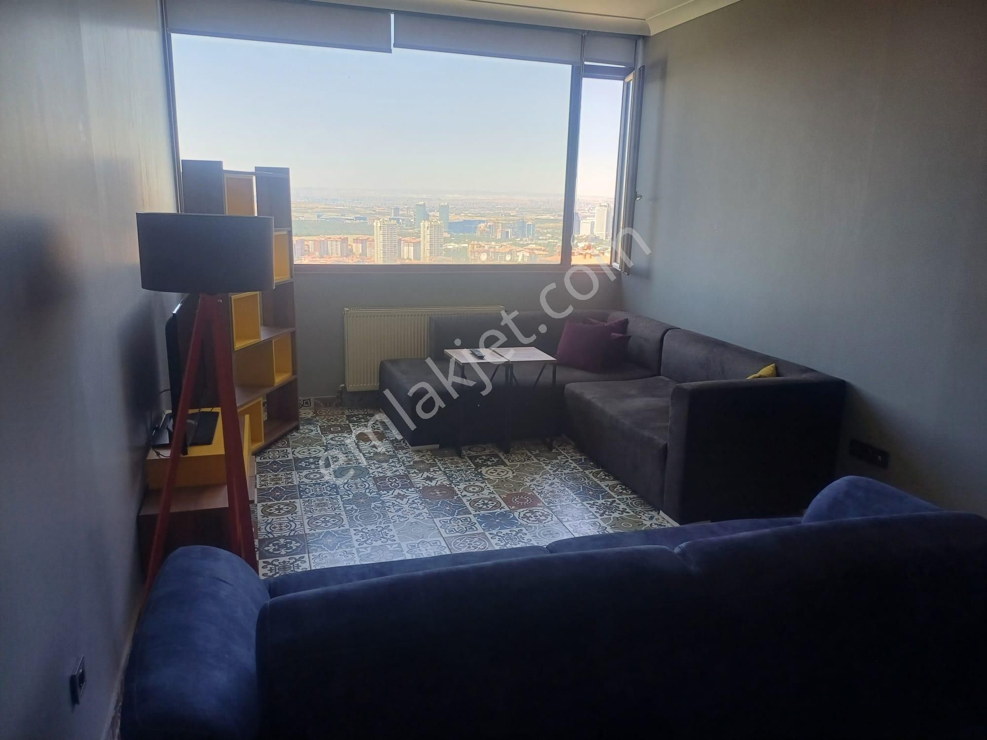 Çukurambar Akman Plazada Katta Manzaralı Yapılı Full Mobilyalı 1+1 Kiralık Daire - Görsel 3