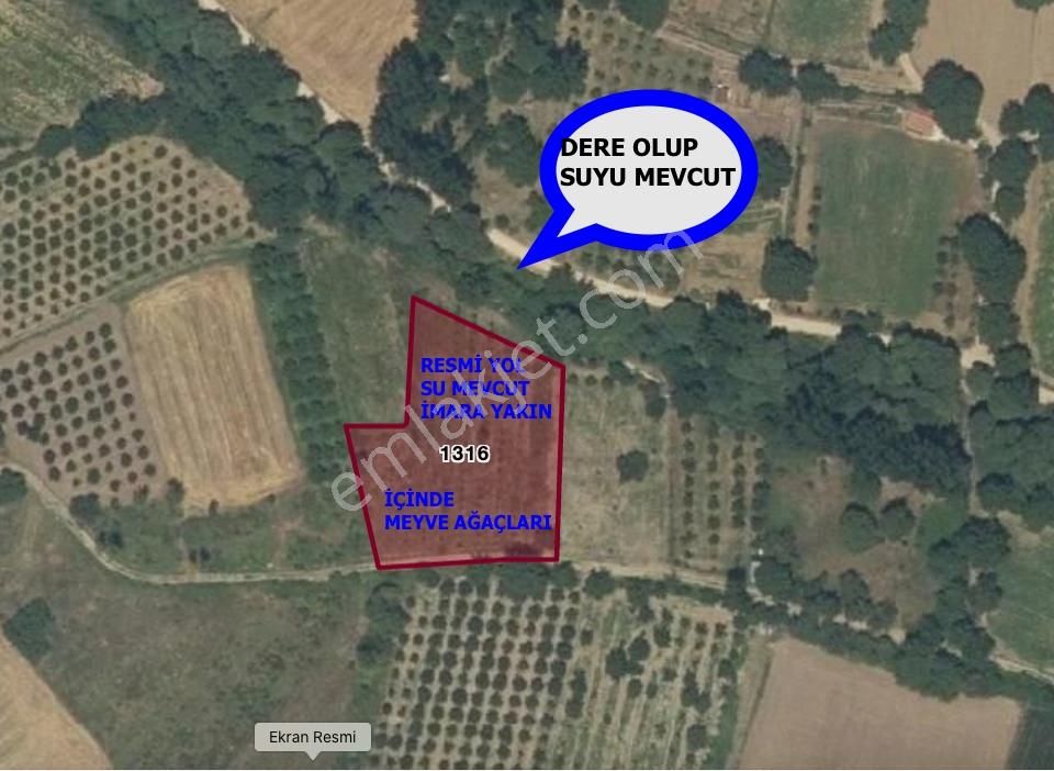 Mobilyum Avm Arkası Resmi Yolu Suyu Olan İmara Yakın Tarla !! - Görsel 4