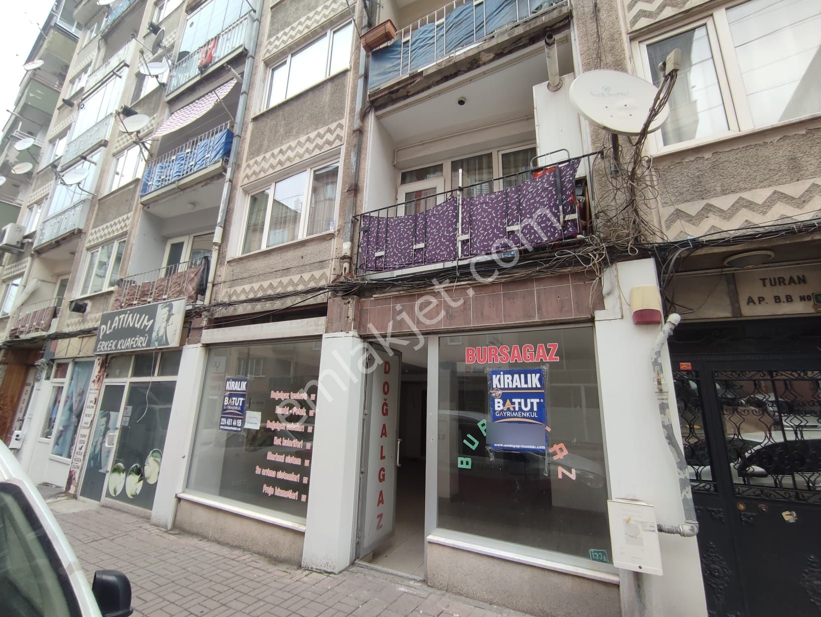 Bursa Yıldırım İncirli Caddesinde Kiralık Dükkan Mağaza