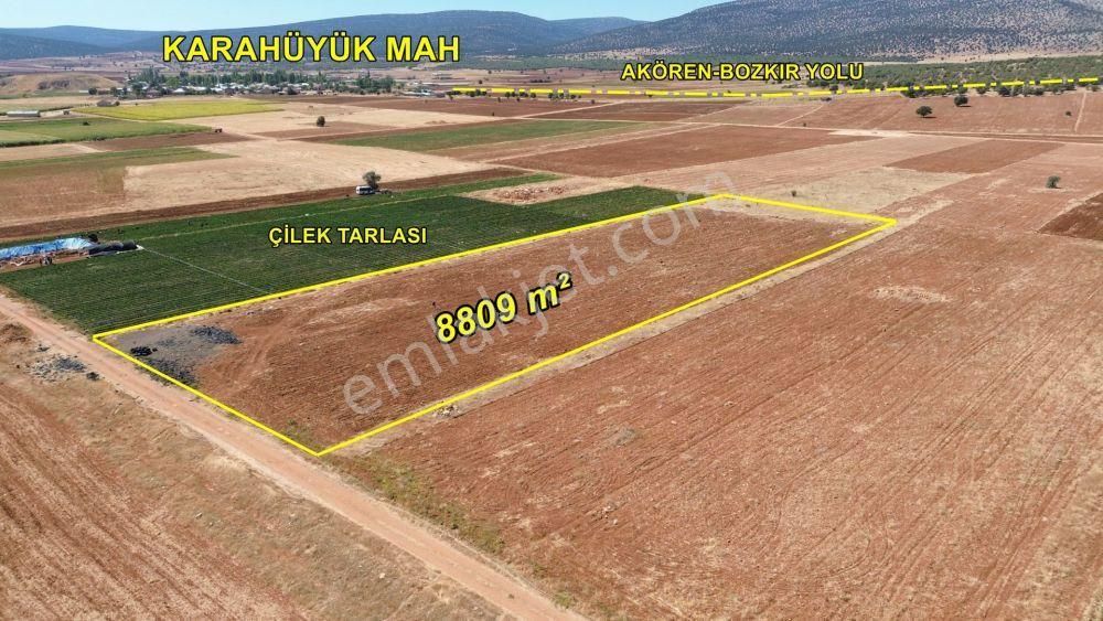 Akören Karahüyük De 8.809 M2 Müstakil Tapulu Tarla - Görsel 2
