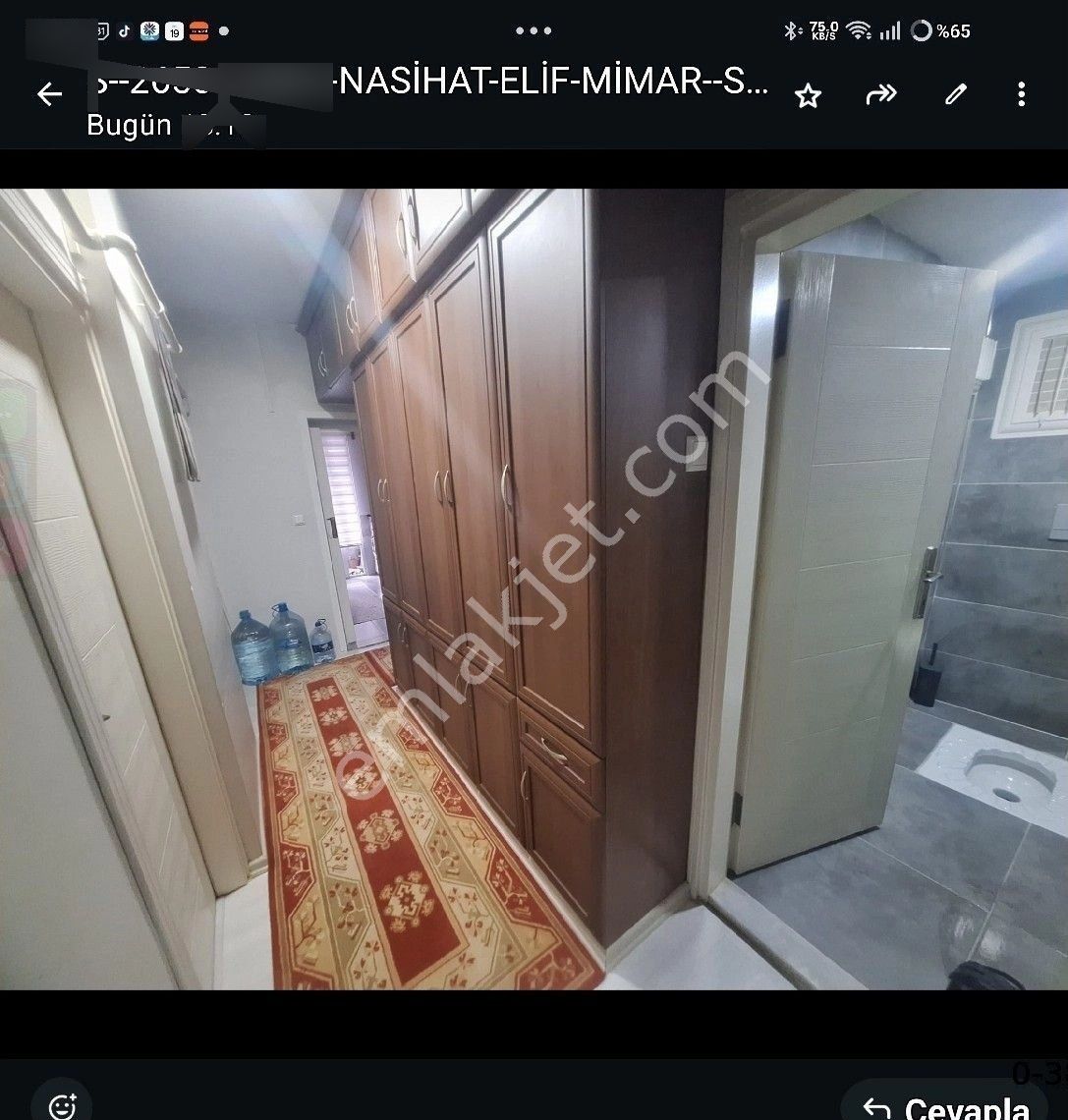 Satılık Masrafsız 3+1 Asansörlü Daire Samsun İlkadım İstasyon Mh Barış Emlak Tan - Görsel 13