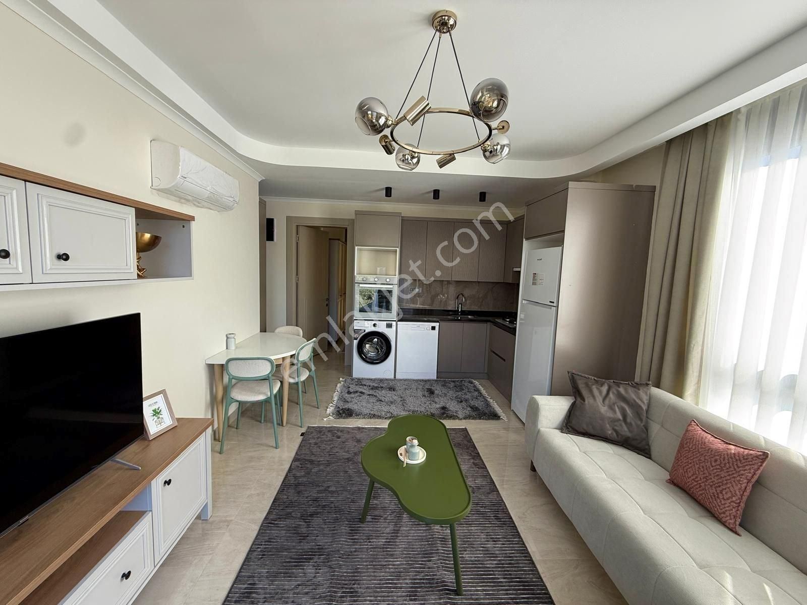 Alanya Cikcilli’de Sosyal Olanaklı Sitede 1+1 Satılık Daire - Görsel 2