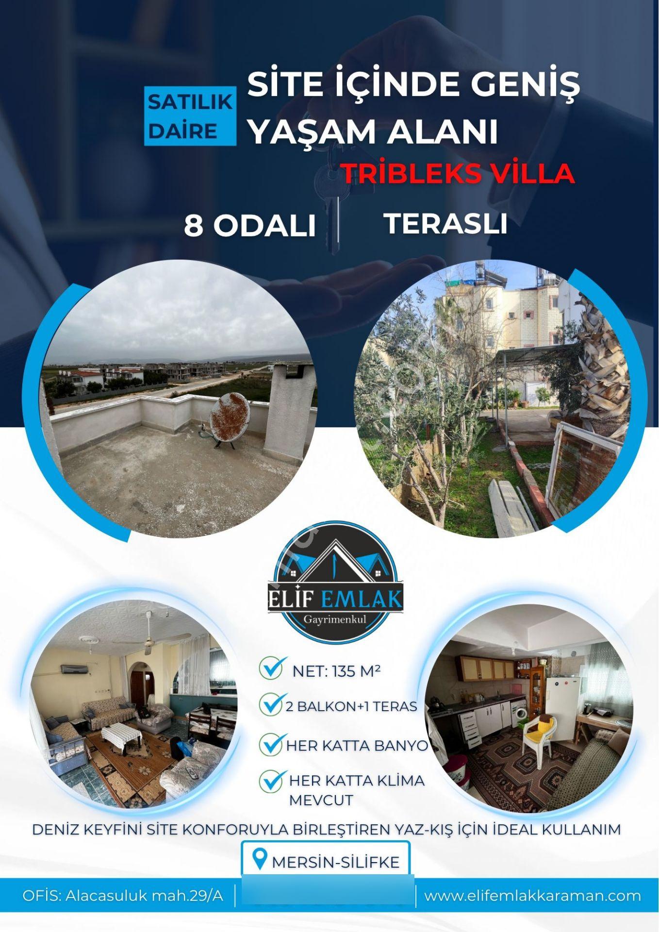 🌊 Silifke’de Denize Yakın, Site İçerisinde Geniş Yaşam Alanı(tribleks Villa)