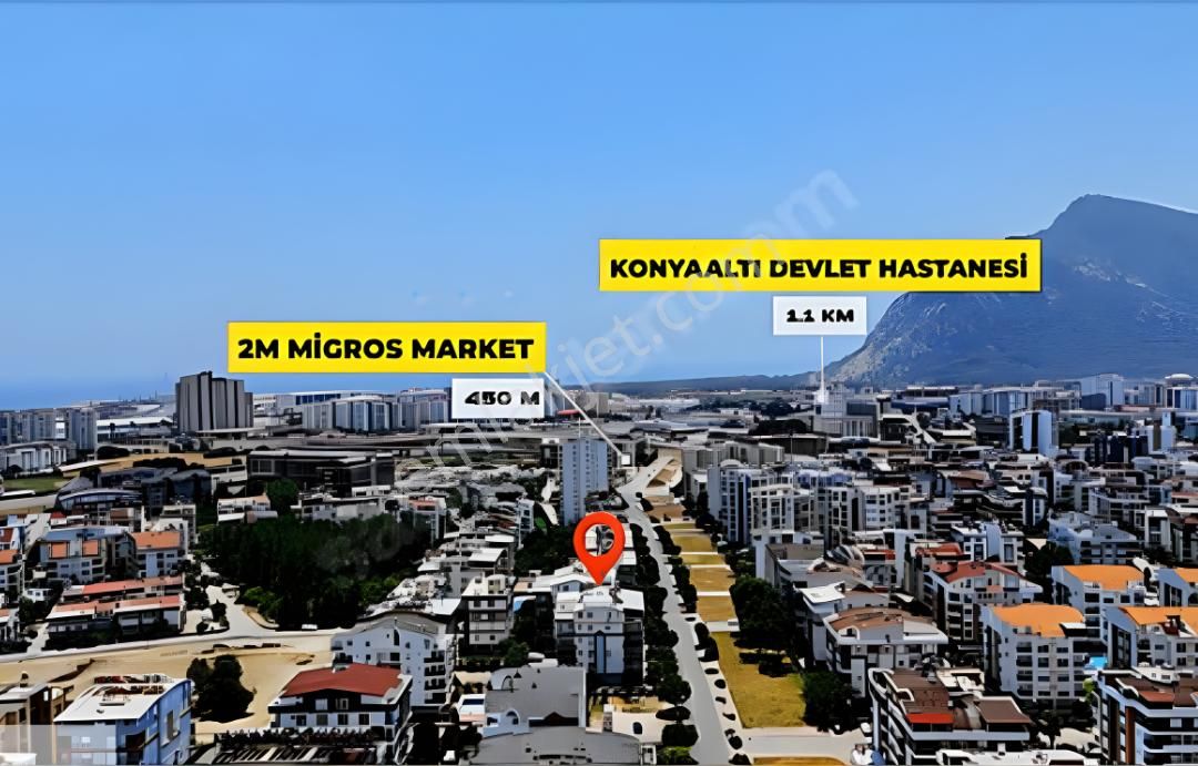 Konyaaltı Hurma'da İçi Sıfır Yapılı Doğalgazlı Satılık 3+1 Dubleks Daire! - Görsel 3