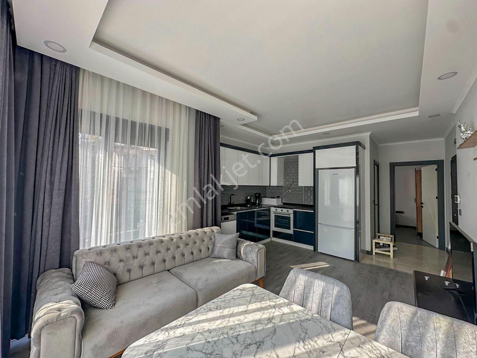 Alanya Oba Karakocalı'da Kiralık 1+1 Eşyalı Sıfır Daire - Görsel 9