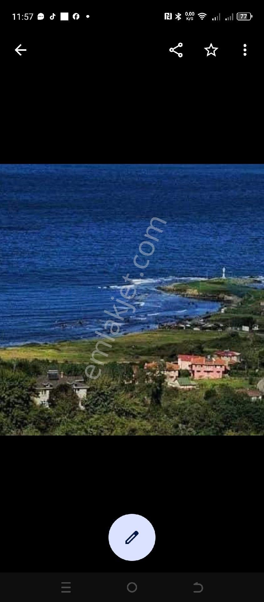 Çaytepe De İmarlı 2574m2 Deniz Manzaralı Arasi Satılık.