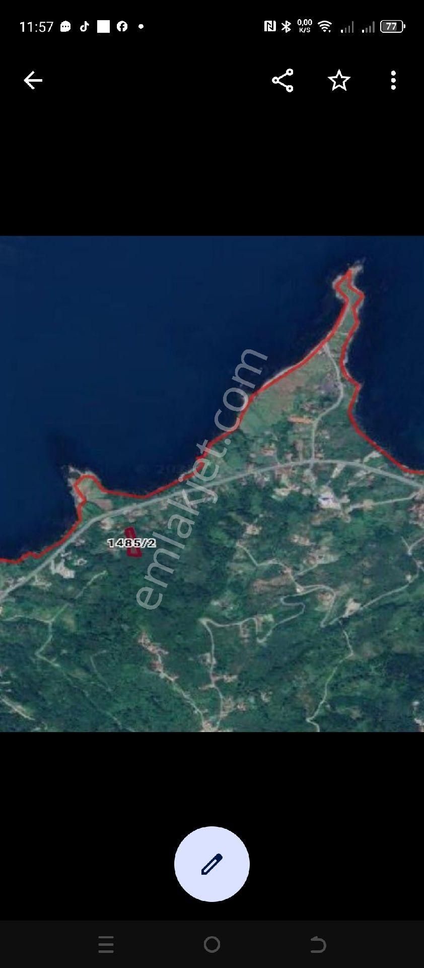 Çaytepe De İmarlı 2574m2 Deniz Manzaralı Arasi Satılık. - Görsel 2