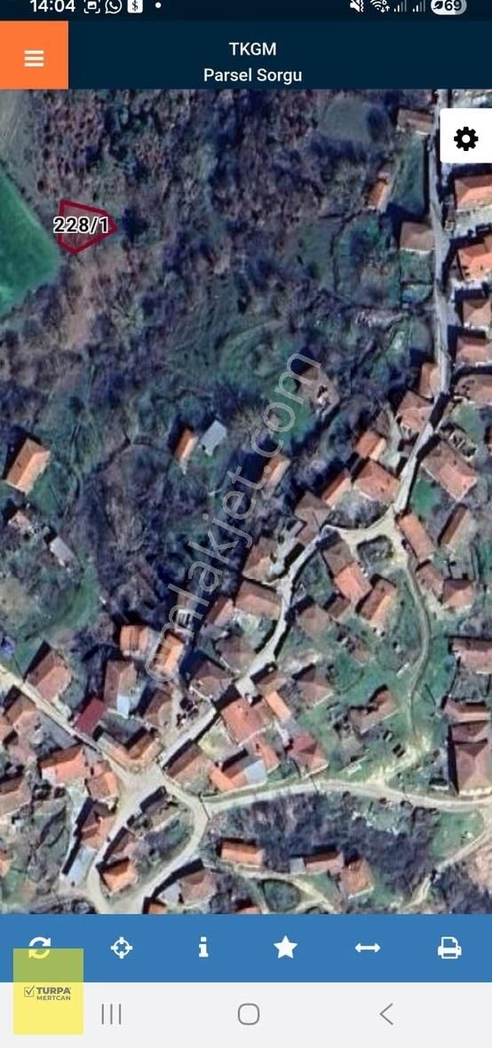 Çanakkale Yenice Gümüşler Köy İçi İmarlı 202 M2 Satılık Bahçe