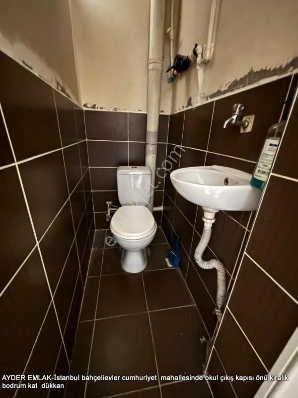 İstanbul Bahçelievler Cumhuriyet Mahallesin De Kiralık Bodrum Kat Dükkan - Görsel 4