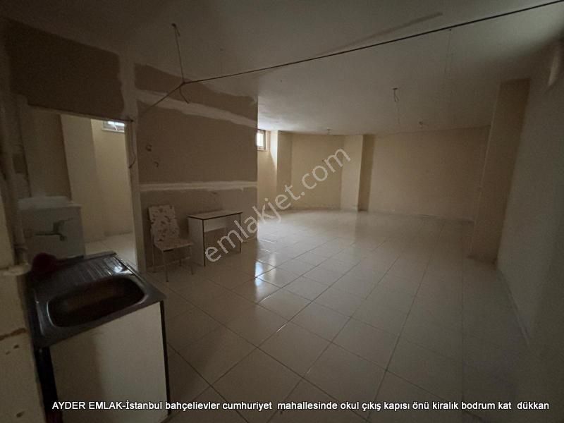 İstanbul Bahçelievler Cumhuriyet Mahallesin De Kiralık Bodrum Kat Dükkan - Görsel 5