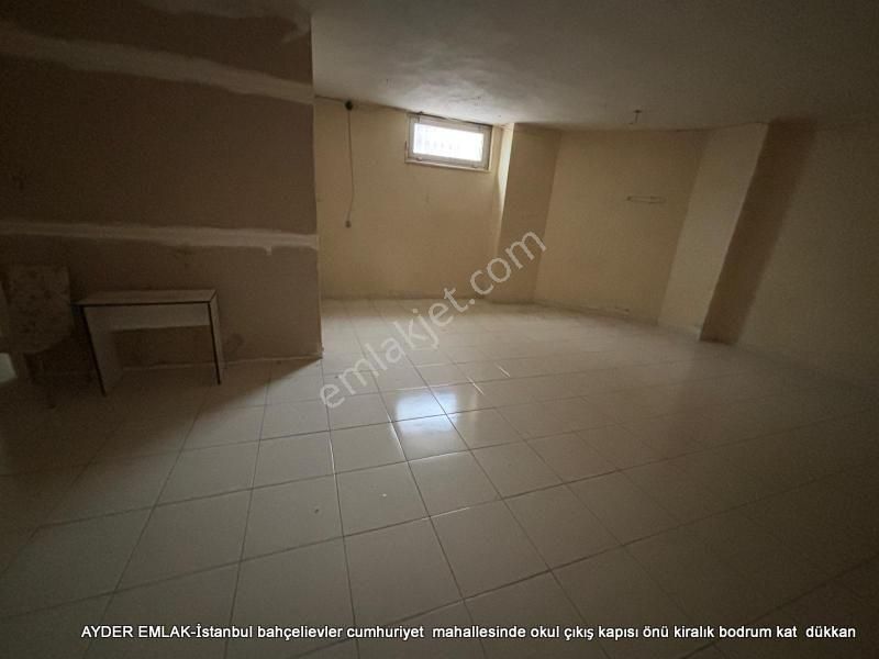 İstanbul Bahçelievler Cumhuriyet Mahallesin De Kiralık Bodrum Kat Dükkan - Görsel 7