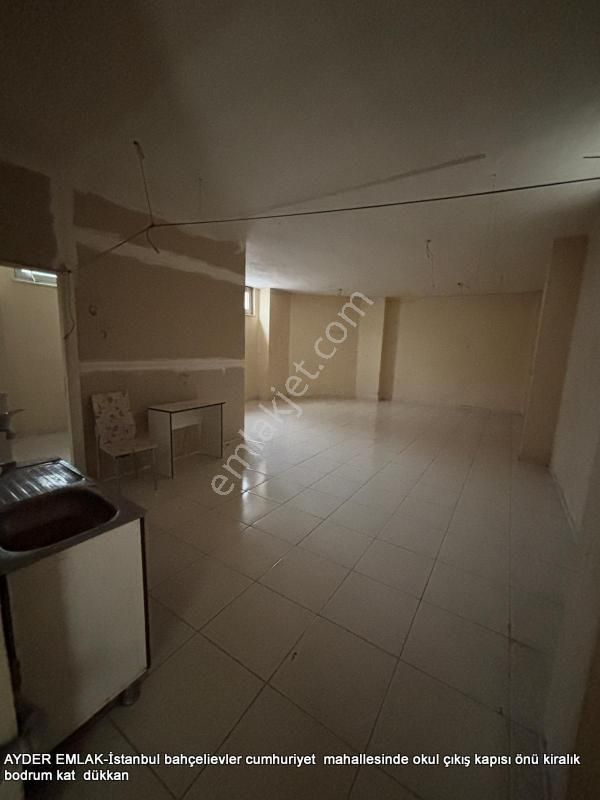İstanbul Bahçelievler Cumhuriyet Mahallesin De Kiralık Bodrum Kat Dükkan - Görsel 6