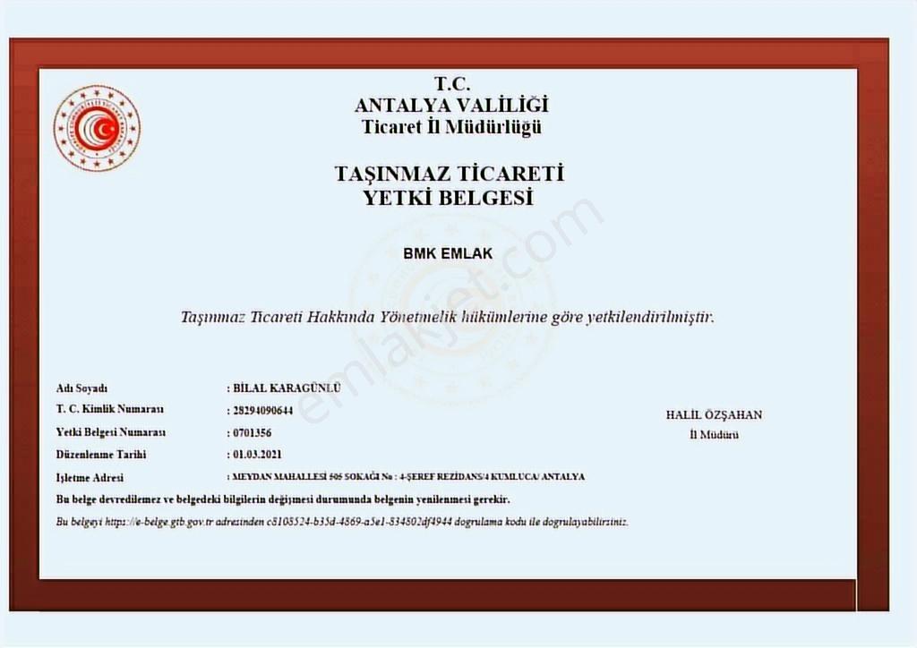 Bmk'dan Antalya Kumluca Güzören Karaşarda Satılık Müstakil Arazi - Görsel 18