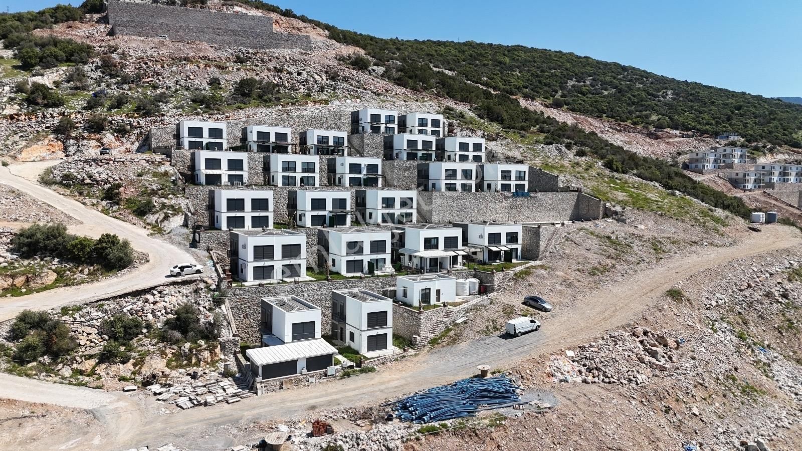 Akbükte Deniz Manzaralı Eşyalı Villa - Görsel 16