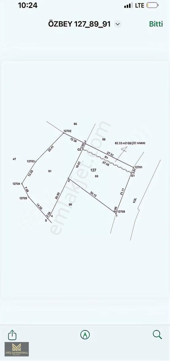 Kandıra Özbey Köyünde 673m2 Denize Yakın Tarla - Görsel 3