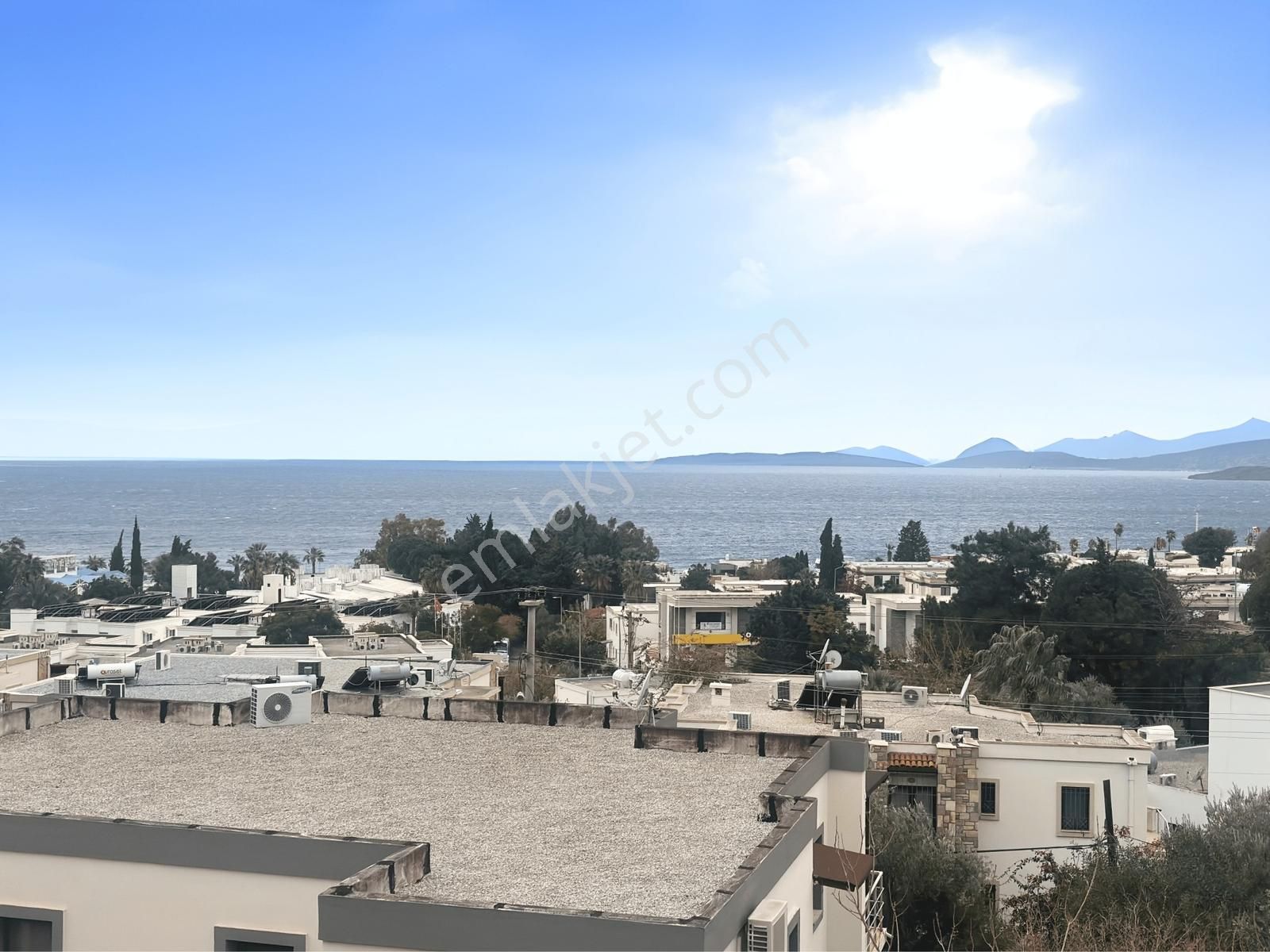 Bodrum Kumbahçe Deniz Manzaralı Kiralık 2+1 Daire