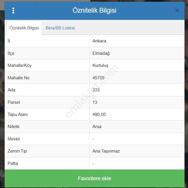 Elmadağ Kurtuluş Mah Yola Cephe İmarlı Tek Tapu Satılık Arsa Satılık İmarlı - Konut 443 M² - Görsel 3