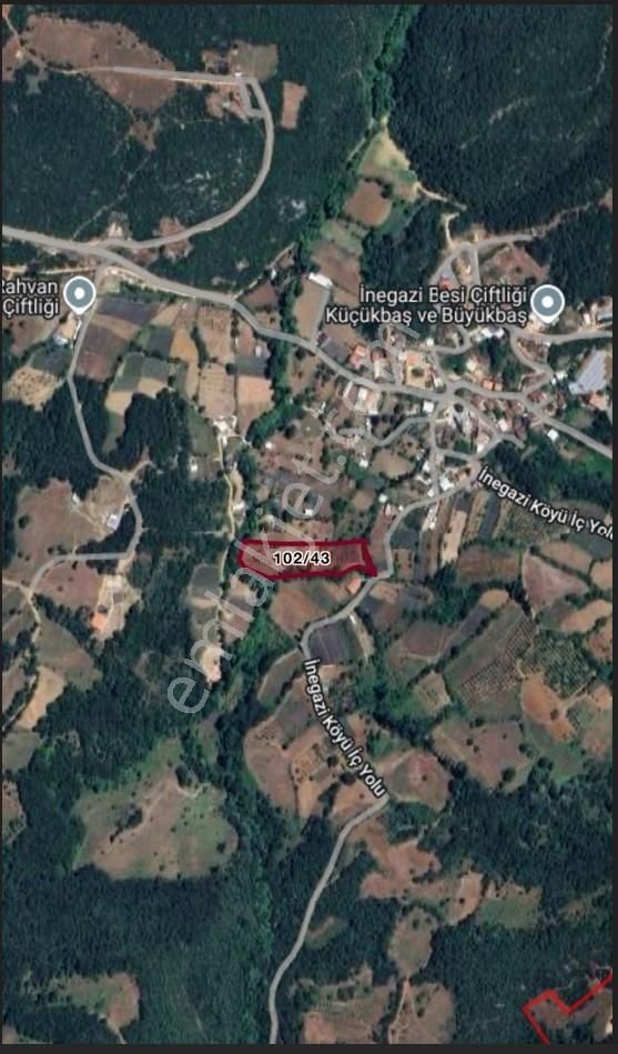 Bursa/nilufer/inegazi Köyünde-1054 M²