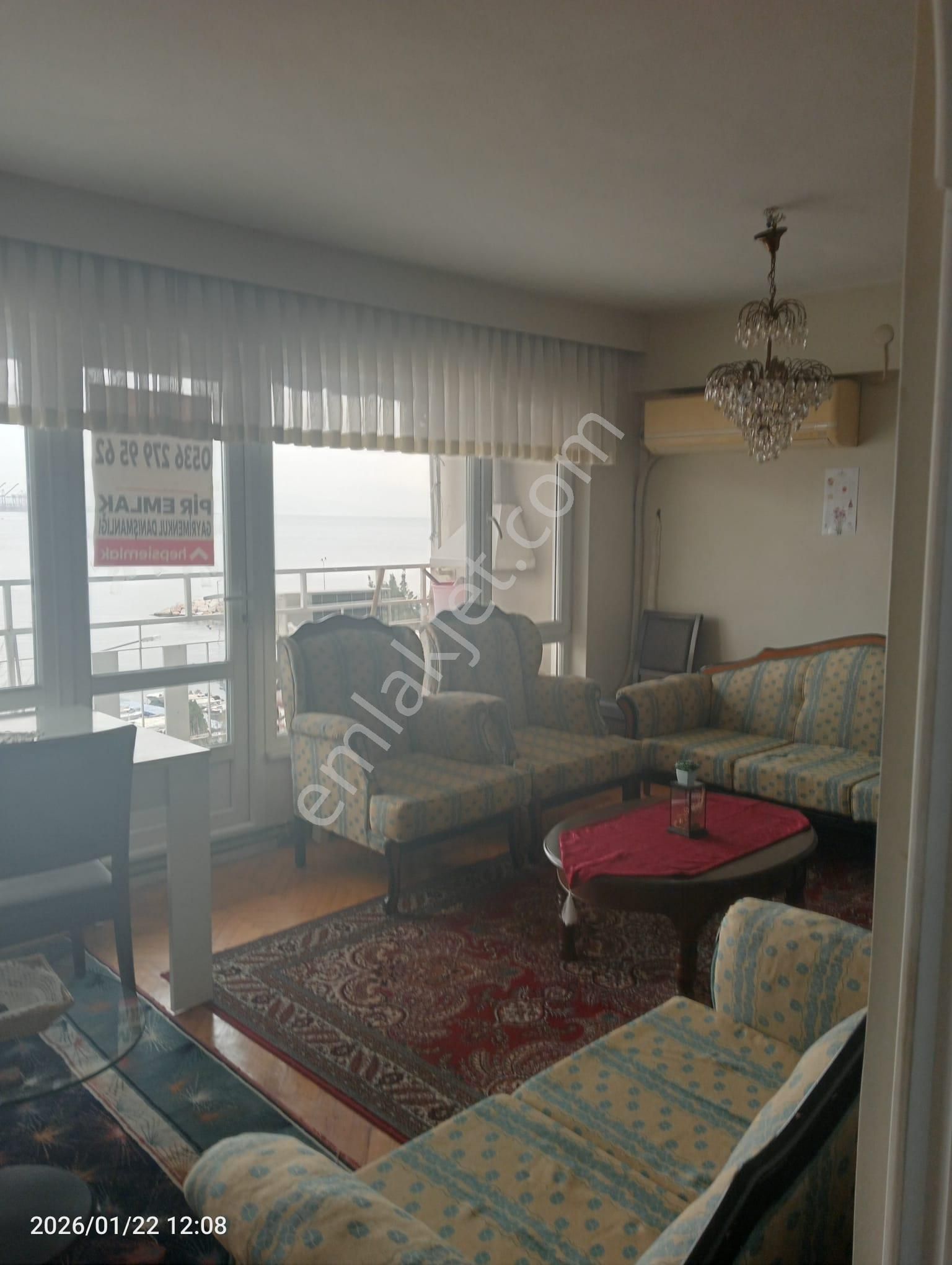 Sahilde Full Deniz Manzaralı Eşyalık Kiralık Daire - Görsel 6