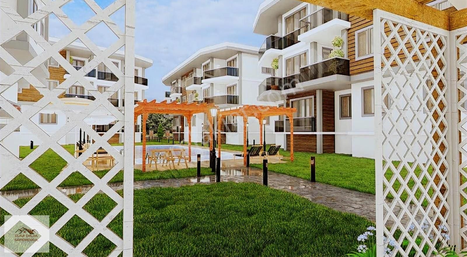 Kumbağ' Da Havuzlu Site İçerisinde Çift Balkonlu 2+1 Daireler - Görsel 14