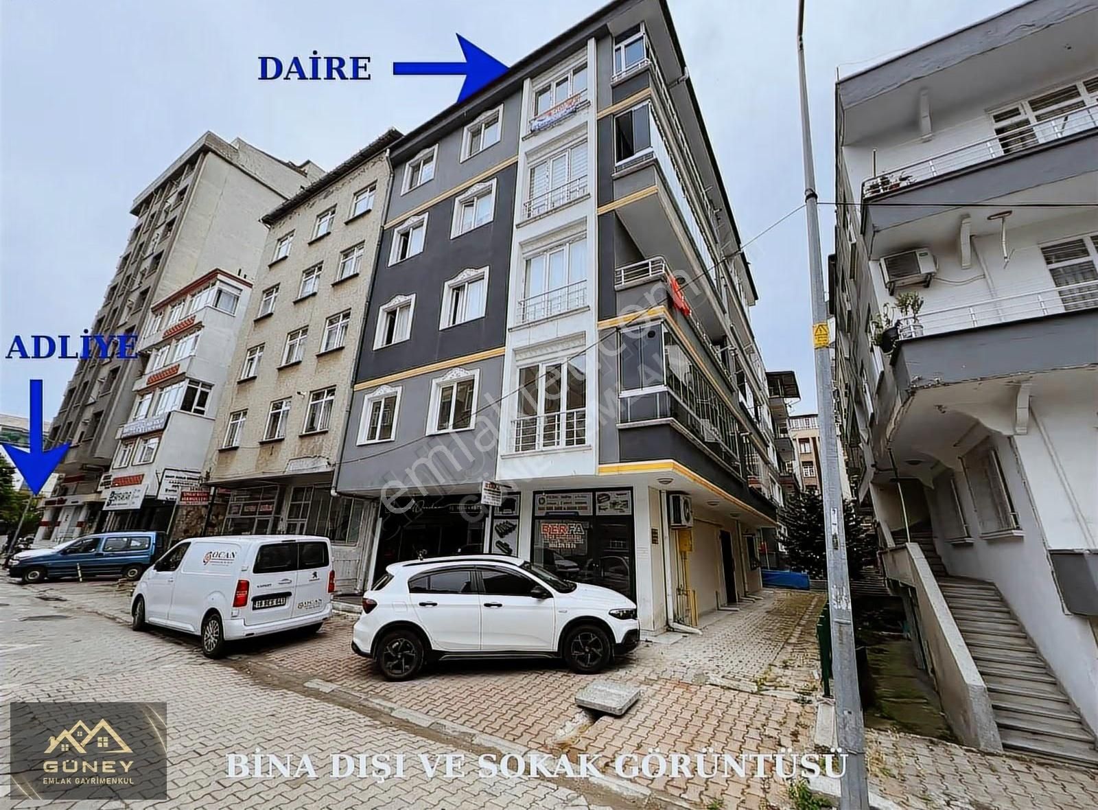 Adliye Karşısında Hem Ofise Hem Konuta Uygun Satılık 2+1 Daire - Görsel 4