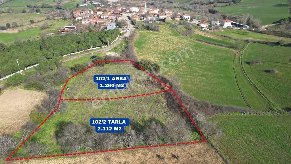 Biga Akpınarda Manzaralı | Havuzlu Villa İçin İdeal İmarlı Arsa - Görsel 3