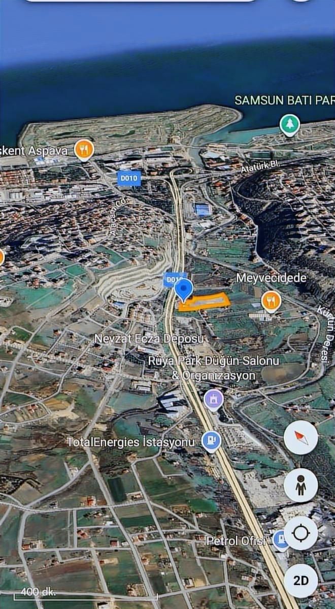 Anayola Cephe Ankara Bulvarında Yola 45metre Cepheli 11110m2 - Görsel 6