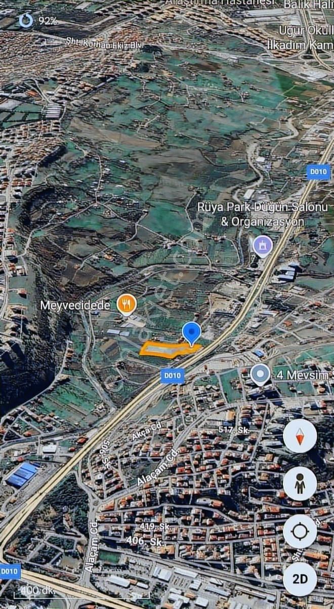 Anayola Cephe Ankara Bulvarında Yola 45metre Cepheli 11110m2 - Görsel 16