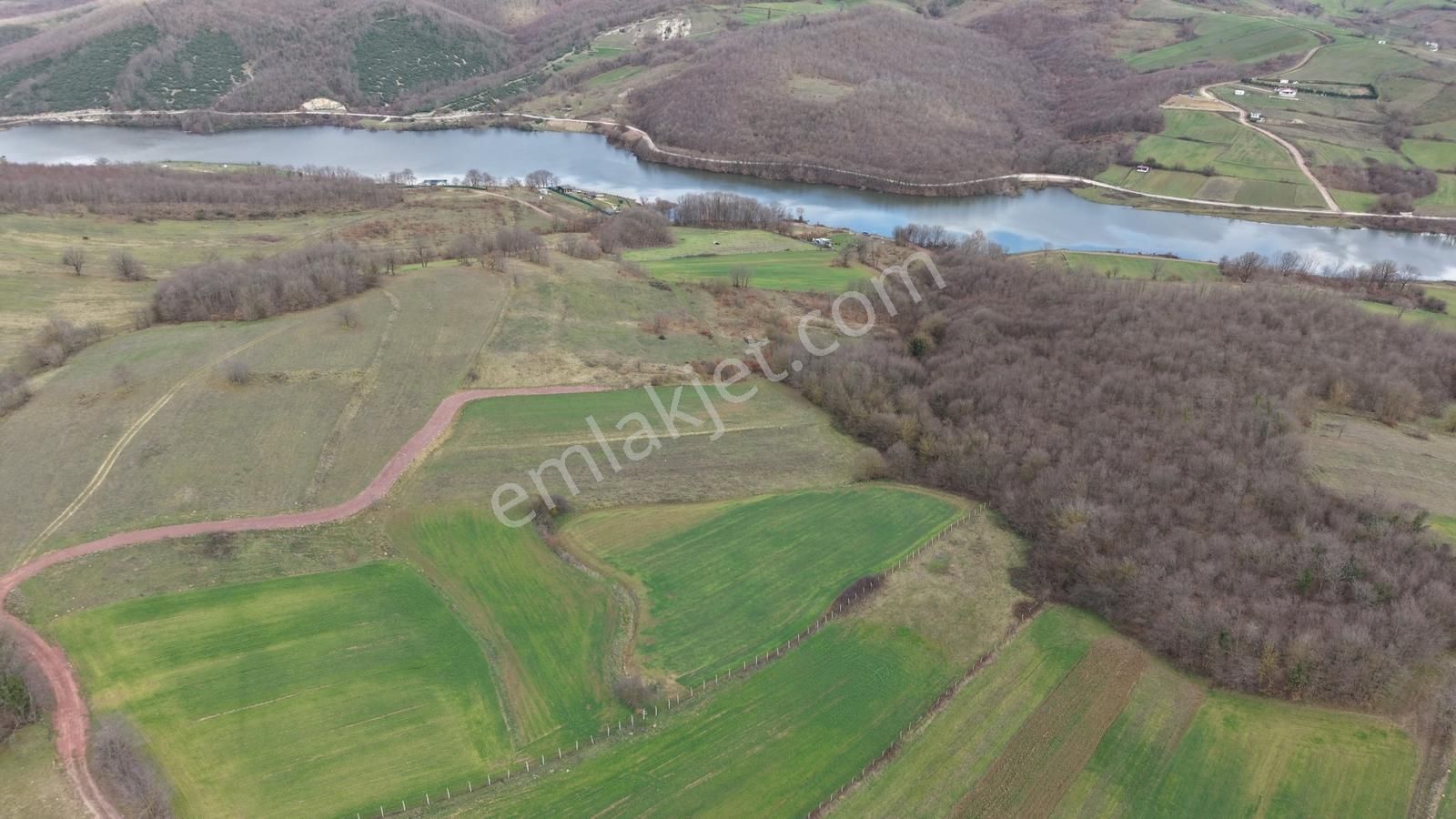 Nebihoca'da Gölet Manzaralı Bugalowa Uygun Tarla