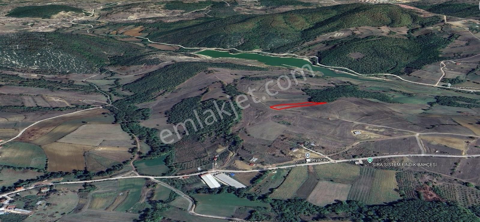 Nebihoca'da Gölet Manzaralı Bugalowa Uygun Tarla - Görsel 26