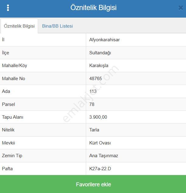 Afyonkarahisar Sultandağı Karakışla Köyünde 3.900 M² Tarla Satılıktır - Görsel 7