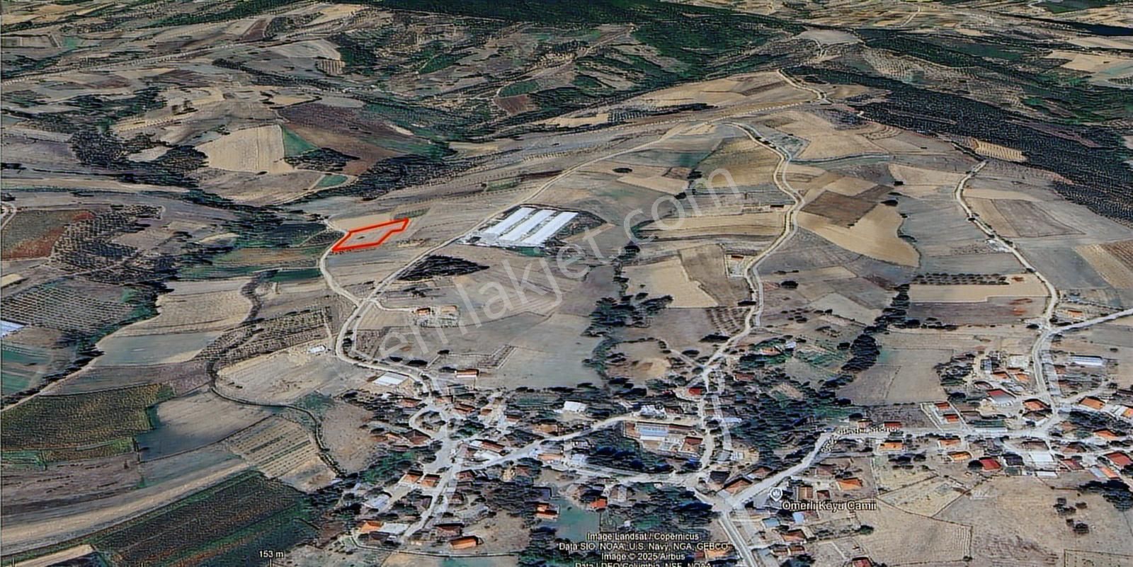 Ömerli'de Satılık Yola Cepheli Tarla - Görsel 13