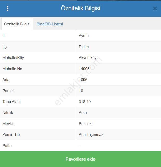 Fırsat ! Satılık 318 M2 İmarlı Arsa Didim / Akyeniköy - Görsel 3