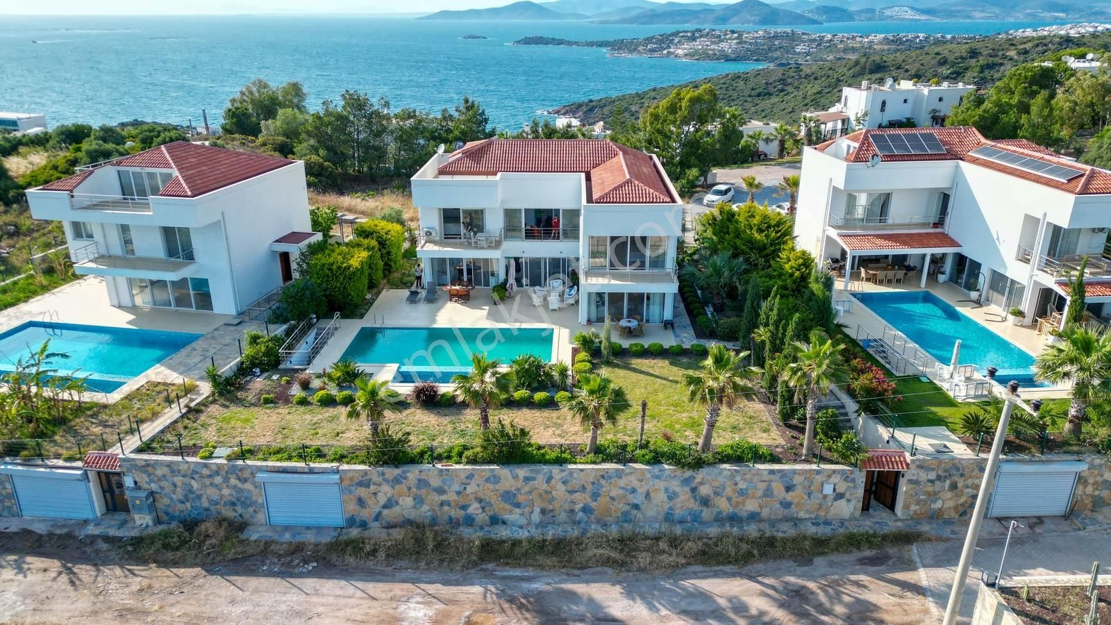 Adabükü Panoramik Deniz Ve Koy Manzaralı Satılık Müstakil Villa - Görsel 33