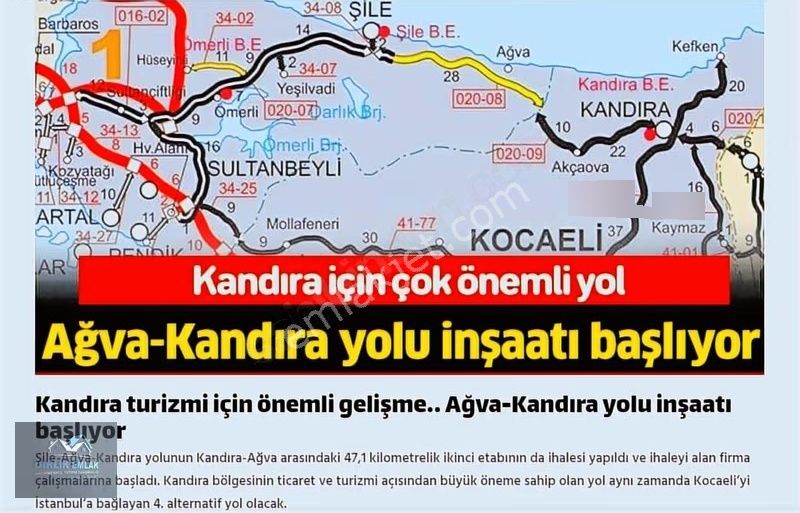 Şile Ağva İzmit Güzergahında Resmi Yola Cepheli Elk Hatları Var - Görsel 21