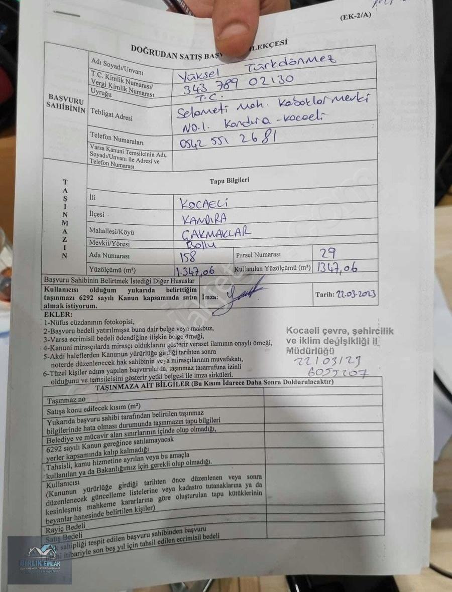2b Kayıtlı %5 İmarlı Zirvede Manzaralı Şile Ağva İzmit Arasında - Görsel 19