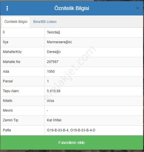 Tekirdağ M.ereğlisi Satılık Arsa Villa İmarlı Kat İrtifaklı - Görsel 13