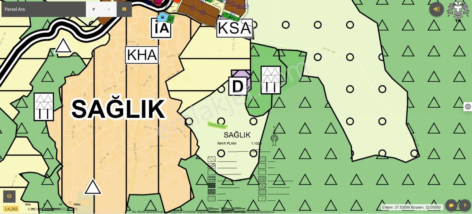 Talha Tozduman'dan Meram Sağlık Mahallesi Müstakil 460 M2 Bahçe - Görsel 3