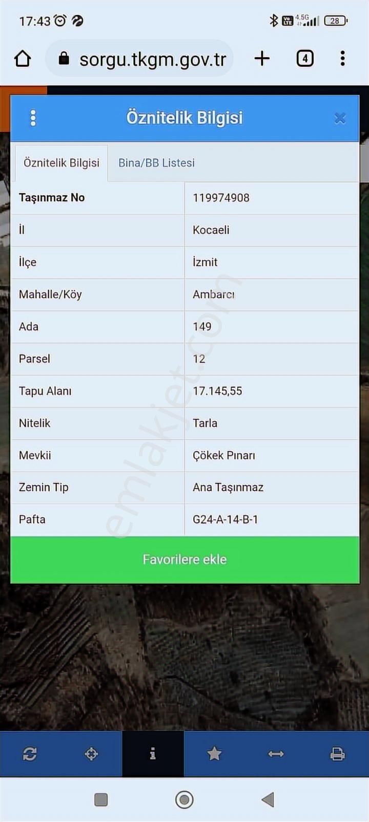 Tarcanlar'dan İzmit Guvercinlik'te Anayola Cephe 17145m2 Tarla - Görsel 22