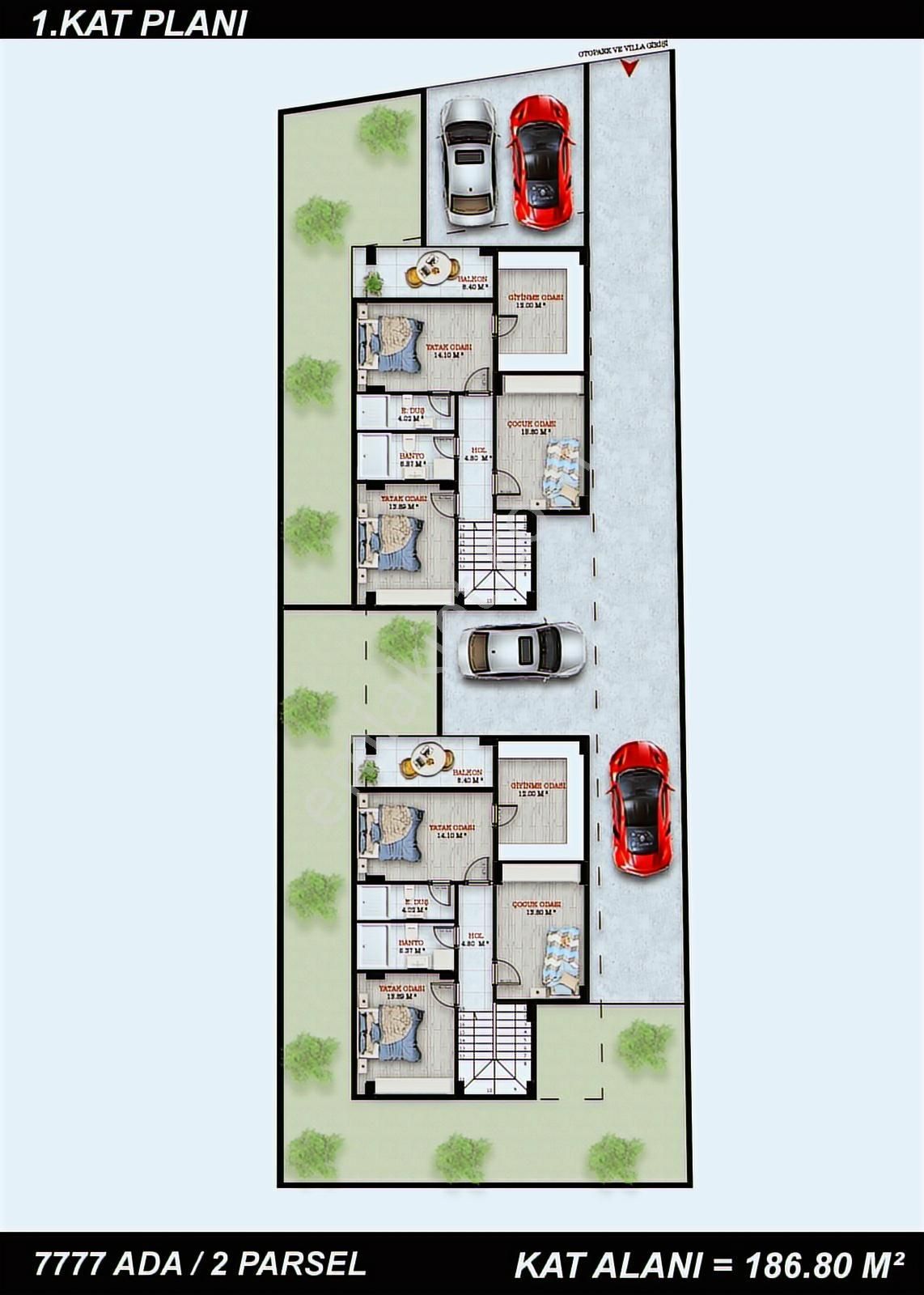 Yaylacık'ta 20 Metrelik Yola Cepheli 2 Villalık Eşsiz Arsa - Görsel 2